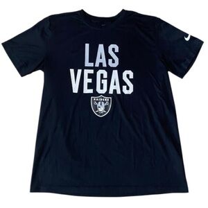 Nike X Las Vegas Raiders Dri Fit Athletic Tee Black L